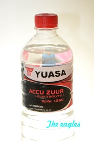YUASA Accu Zuur air aki water battery baterai elektrolyte elektrolit