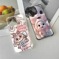 Luxury Apple Phone Cute Rabbit For OPPO A98(5G) A5S A12E F9 A77 A3 PRO F11 A5X A94 A3S F9 Shipped Fr