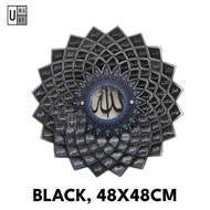 3D Metal 99 Names of Allah Wall Art - islamic wall decor muji style asmaul husna black gold