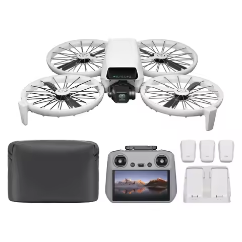 DJI Flip Fly More Combo Drone with RC 2 Smart Controller, 4K Camera, Palm Launch, Smart Return, AI F