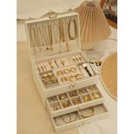 1pc 3-Tier Jewelry Storage Box, Watch Organizer, Earring Holder, Necklace Display, Bracelet Tray, Ri