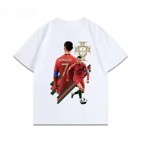 The God in Desperate Situations Ronaldo Football Fan T-shirt for The World Cup CR7 Supporter Men's W