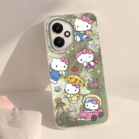 Fashion Cartoon Kitty Phone Case For Huawei Honor 400 200 Pro Magic7 6 5 Lite 90 Smart X9c X9a X8a X