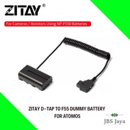 ZITAY D-Tap to F550 Dummy Battery for Atomos