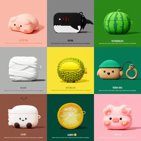 For HUAWEI FreeClip 2 Case Cartoon Silicone Soft Cover Cute Protective Shell Bluetooth Earbuds Case