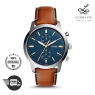 Fossil Townsman Casual Quartz FS5279 Brown Leather Men Watch