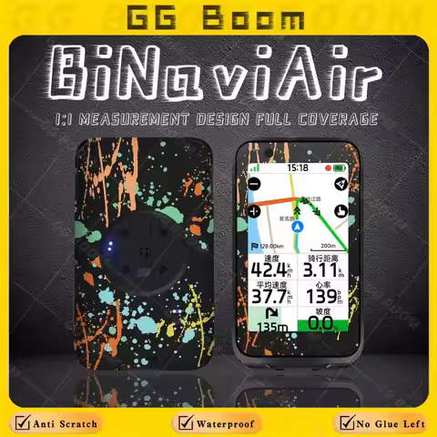 For IGPSPORT BiNavi Air Bicycle GPS Speedometer Sticker Scratch-Proof Waterproof Personality Colorfu