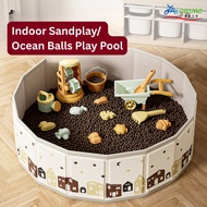 Otomo Kid Foldable Playing Pool Indoor Outdoor Safe Private Sand Ocean Balls Pool for Family Messy P