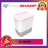 MESIN CUCI SHARP ES-T90MW / EST90MW / ES-T90 , 2 TABUNG 8 KG