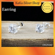 Original 925 Silver Earring CZ White Stones | Subang Batu CZ Putih Perak 925 | Ready Stock