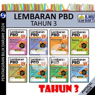 LEMBARAN PBD TAHUN 3 KSSR SEMAKAN 2024 | MODUL PRAKTIS PBD TAHUN 3 PENTAKSIRAN BILIK DARJAH - PENERB