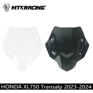 สำหรับฮอนด้า  XL750 Transalp 2023-2025 ชิลด์กันฝนที่ปรับสูงขึ้นสำหรับการปรับแต่งมอเตอร์ไซค์   แว่นตา