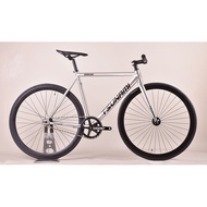 Fixed Gear Silver Competition Grade Super Racing Road Bike Lightweight quality fixed gear