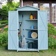 【Litgrow】 Rain - proof Anticorrosion Outdoor Gardening Tool Storage Tools Storage Cabinet for Courtyard