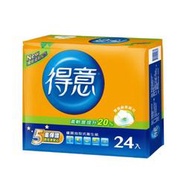 兔龍集團超市: 得意優質抽取式衛生紙100PCx24*3包(箱)