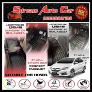 Honda City 2002 2008 2014 2020 5D Car Floor Mat Carpet