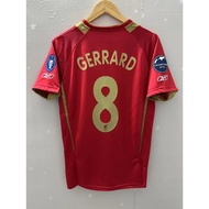 05-06 LIV GERRARD ALONSO Youth Sports Football vintage jersey Custom short sleeve T-shirt