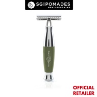 Edwin Jagger - Diffusion 36 Range - Green & Chrome Double Edge Safety Razor