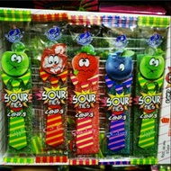 Twinfish sour ties & 4x4 sour candy