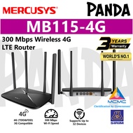 Mercusys MB115-4G, 300 Mbps Wireless N 4G LTE Router