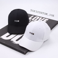Baseball Cap - Black White Hat Cap