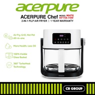 Acerpure Chef KF754-70B/KF754-70W 2-in-1 Flip Air Fryer - White/ Black (1Yr Warranty)