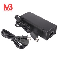 for Xbox 360 Slim AC Adapter Power Supply Brick Power Supply 135W Power Supply Charger Cord for Xbox 360 Slim Console 100-120V-Black US Plug