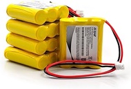 (5-Pack) 3.6V 1000mAh AA B15CS03 Ni-CD Battery Pack Replacement for Saft B15CS03, Emergency and Exit