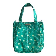 jujube be light emerald hearts diaper bag tote bag handbag