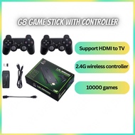 Retro TV Game Console 4K 60fps HD HDMI Output Ultra Low Latency TV Game Stick 2.4G Dual Handles Port