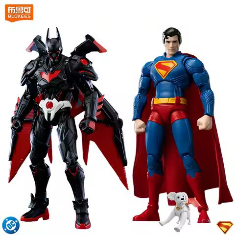Blokees DC Batman Beyond & 2025 New Version Superman Action Figures desktop ornament Collectible Toy