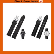 [Direct from Japan] Watch strap with D-buckle, 18mm, 19mm, 20mm, 21mm, 22mm, smart watch band, genui