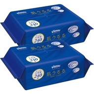 CRECiA - Kleenex Ururu 超柔軟鼻敏感用弱酸性保濕雙層面紙紙巾 240抽*【2件】-81346(平行進口)