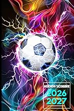 Agenda Scolaire 2026-2027 Football: Planificateur Journalier 2 Jours par par Page- Pour Étudiants: C