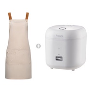 Kawu หม้อหุงข้าวขนาดเล็ก ระบบกดเดียว 1.2L ปลอดสารเหนียว ล้างง่าย 200W Mini Rice Cooker พร้อมทัพพี