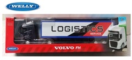 WELLY 1: 64 METAL DIE CAST  VOLVO FH  (4X2 WHEEL) CONTAINER TRUCK (BLUE) MODEL COLLECTION 68051GWB