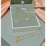 EMAS 375 SUBANG PANJANG 375GOLD EARRINGS S15 LOVE