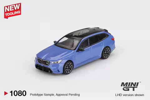 [PreSale] MINI GT 1:64 M5 Touring G99 Marina Bay Blue Metallic 1080 Diecast Model Car