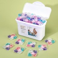 Five-in-One Box Laundry Gel Beads Fragrance Beads Soft Concentrated Laundry Liquid Laundry Beads Lau
