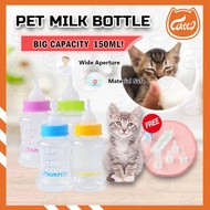 CATTO 60ml 150ml Puppy Baby Dog Cat Kitten Feeding Bottle Nursing Feeding Feeder Milk Bottle Set Bot