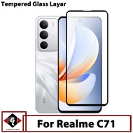 LAYAR Tempered Glass Screen Realme C71 Anti-Scratch Screen Full Cover Screen Protector