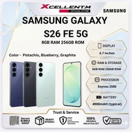 SAMSUNG Galaxy S26 FE 5G [ 8GB RAM 256GB ROM ]
