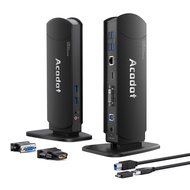 Docking Station Dual Monitor, Acodot 13 in 1 USB 3.0 Laptop Docking Station, USB C Universal Docking