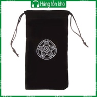 WIN Altar Tarot Box Moon Phase Tarot Card Divination Bag Board Game Drawstring Package Velvet Tarot Storage Bag