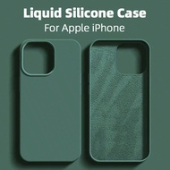 1pc Luxury Liquid Silicone Phone Case Compatible With Apple I Phone 16 11 13 12 14 15 Pro Max Cases 