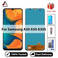 6.4 จอแอลซีดีสำหรับ Samsung Galaxy A30 SM-A305FN/DS a305f/DS A305 จอแอลซีดีหน้าจอสัมผัส Digitizer สม