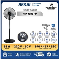 SEKAI HSN 1238 12 Inch Aluminum Standing Fan