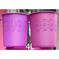 [Shop Malaysia] Tupperware mosaic One touch canister large (1pc) 4L