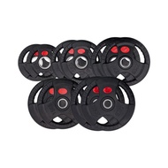 ALTROM SPORT Altrom Sport Olympic 105 kg weight plate set, rubber-coated weight plates for Smith mac