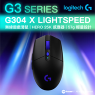 G Series G304 X LIGHTSPEED 無線電競滑鼠 - 黑色